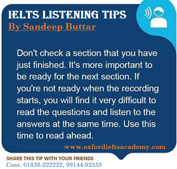 IELTS Tips by Sandeep Buttar