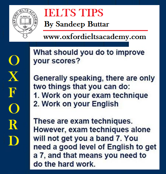 IELTS Tips By Sandeep Buttar