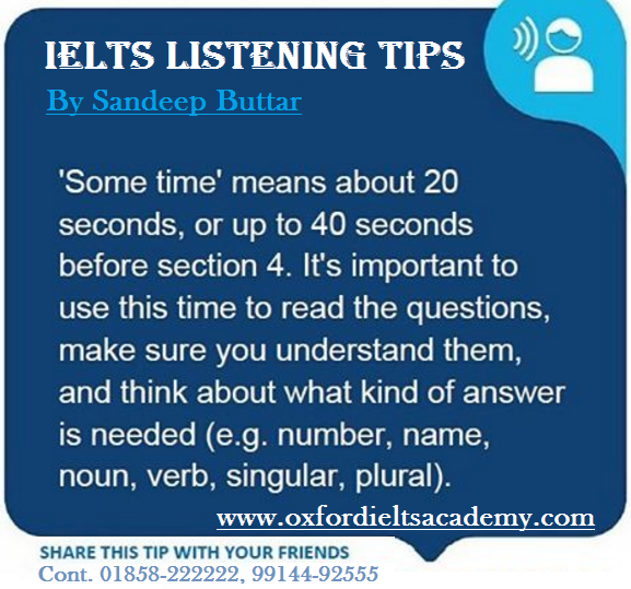 IELTS Tips by Sandeep Buttar