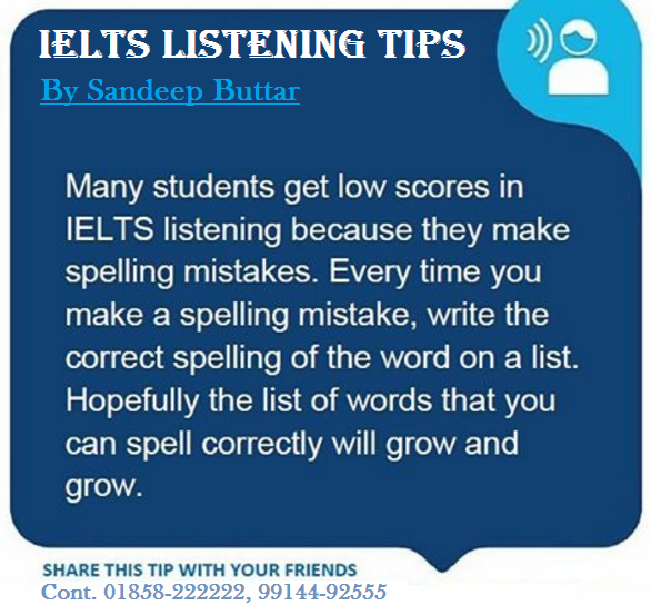 IELTS Tips by Sandeep Buttar